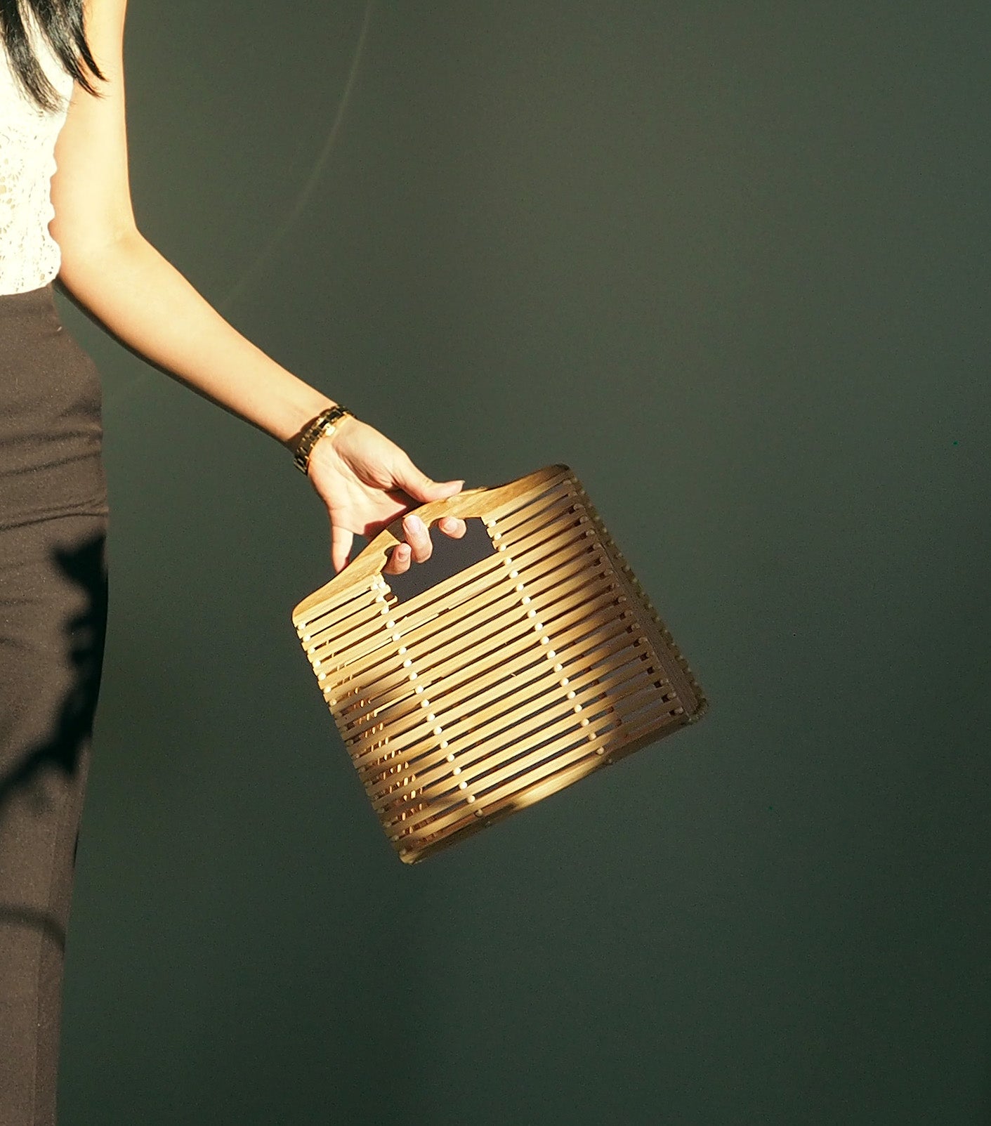 Boxy Basket Bag