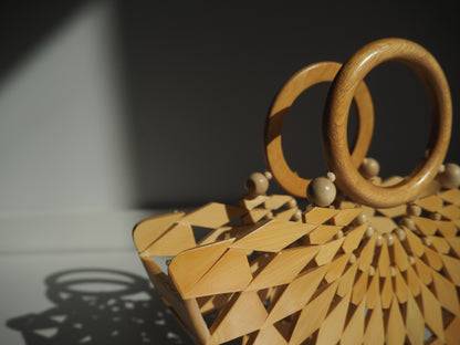 Selenite Wooden Handle Tote