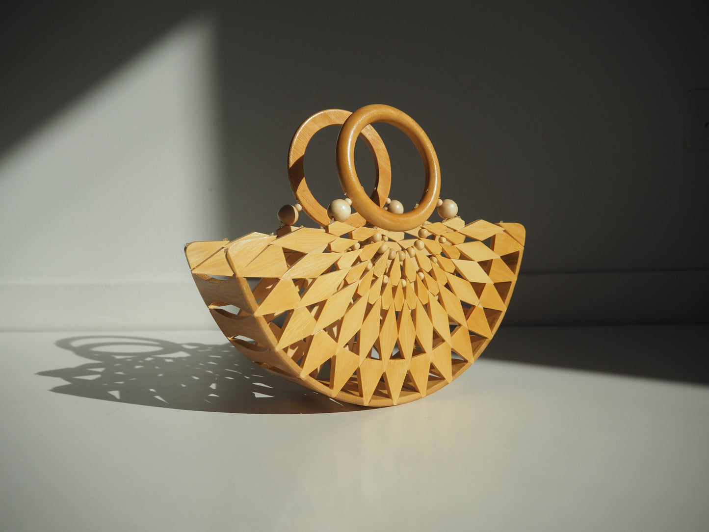 Selenite Wooden Handle Tote